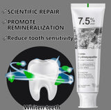 Nano Hydroxyapatite Toothpaste 7.5% nHAP – Enamel Strengthening, Teeth Whitening & Sensitivity Protection | Fluoride-Free Daily Oral Care | 120g
