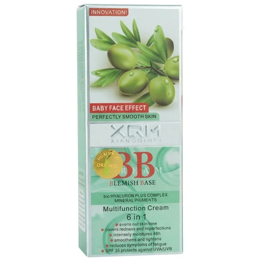 Flawless Skin Every Day 🌿 | XQM BB Cream Olive | 6-in-1 SPF15 with Hyaluronic Acid | 65ml
