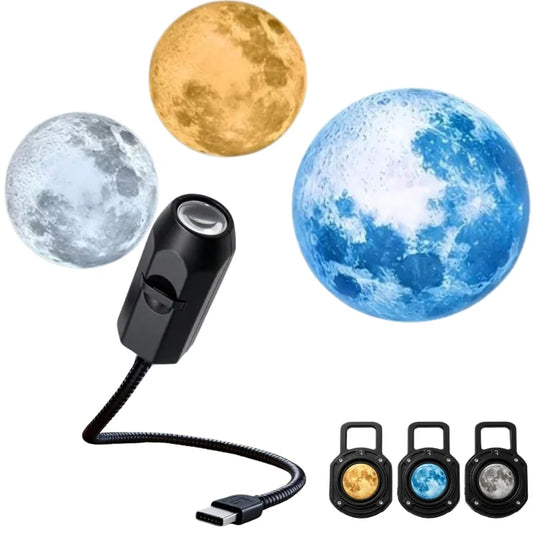 Turn Any Room into the Galaxy 🌙 | Moon & Earth Projector Light | 3 Lens Modes