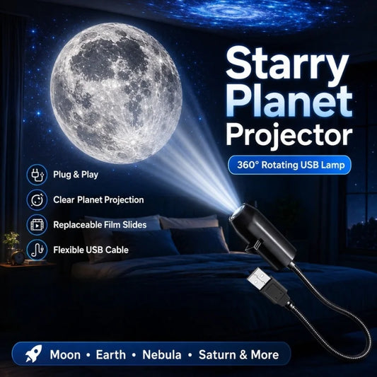 Turn Any Room into the Galaxy 🌙 | Moon & Earth Projector Light | 3 Lens Modes